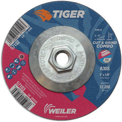 5X1/8 A30S A/O T27 COMBO WHEEL - Exact Tool & Supply