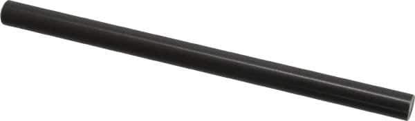 Pacific Bearing - 3/8" Diam, 6" Long, 6061-T6 Ceramic Coated Aluminum Feather Round Linear Shafting - 70C Hardness - Exact Tool & Supply