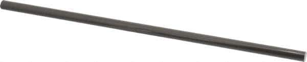 Pacific Bearing - 3/8" Diam, 1' Long, 6061-T6 Ceramic Coated Aluminum Feather Round Linear Shafting - 70C Hardness - Exact Tool & Supply