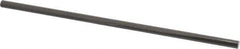 Pacific Bearing - 3/8" Diam, 1' Long, 6061-T6 Ceramic Coated Aluminum Feather Round Linear Shafting - 70C Hardness - Exact Tool & Supply