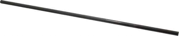 Pacific Bearing - 3/8" Diam, 18" Long, 6061-T6 Ceramic Coated Aluminum Feather Round Linear Shafting - 70C Hardness - Exact Tool & Supply