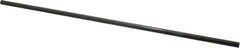 Pacific Bearing - 3/8" Diam, 18" Long, 6061-T6 Ceramic Coated Aluminum Feather Round Linear Shafting - 70C Hardness - Exact Tool & Supply