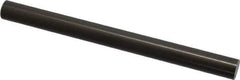 Pacific Bearing - 1/2" Diam, 6" Long, 6061-T6 Ceramic Coated Aluminum Feather Round Linear Shafting - 70C Hardness - Exact Tool & Supply