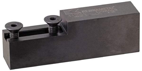 Kennametal - 411 VRS, Right Hand Cut, 1" Shank Height x 1" Shank Width, Neutral Rake Indexable Turning Toolholder - 6" OAL, R..V23 Insert Compatibility, Series V-Bottom Round - Exact Tool & Supply