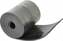 Made in USA - 1/8" Thick x 4" Wide x 60" Long, Buna-N Rubber Strip - Stock Length, 60 Shore A Durometer, 800 to 1,000 psi Tensile Strength, -20 to 170°F, Black - Exact Tool & Supply