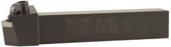 Seco - MSRN, Left Hand Cut, 15° Lead Angle, 3/4" Shank Height x 3/4" Shank Width, Negative Rake Indexable Turning Toolholder - 4-1/2" OAL, SN..43. Insert Compatibility, Series Multiple Lock - Exact Tool & Supply
