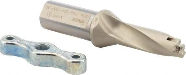 Iscar - 3/4 to 0.783" Diam, 3xD, 2.24" Max Depth, 1" Shank Diam, Replaceable Tip Drill - IDI Insert, 19 Seat Size, DCM Toolholder, Series ChamDrill - Exact Tool & Supply