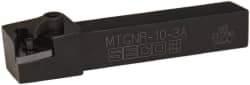 Seco - MTGN, Right Hand Cut, 5/8" Shank Height x 5/8" Shank Width, Negative Rake Indexable Turning Toolholder - 4" OAL, TN..33. Insert Compatibility, Series Multiple Lock - Exact Tool & Supply