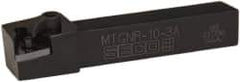 Seco - MTGN, Right Hand Cut, 5/8" Shank Height x 5/8" Shank Width, Negative Rake Indexable Turning Toolholder - 4" OAL, TN..33. Insert Compatibility, Series Multiple Lock - Exact Tool & Supply
