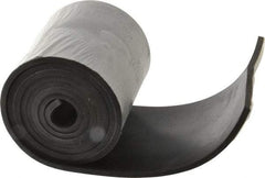 Made in USA - 3/16" Thick x 4" Wide x 60" Long, Neoprene Rubber Strip - Stock Length, 60 Shore A Durometer, 1,000 to 1,200 psi Tensile Strength, -40 to 212°F, Black - Exact Tool & Supply