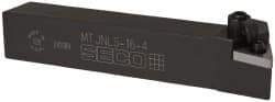 Seco - MTJN, Left Hand Cut, -3° Lead Angle, 1" Shank Height x 1" Shank Width, Negative Rake Indexable Turning Toolholder - 6" OAL, TN..43. Insert Compatibility, Series Multiple Lock - Exact Tool & Supply