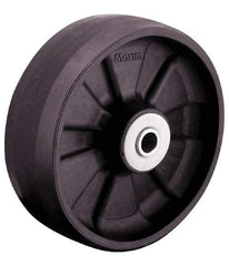 Albion - 8 Inch Diameter x 2 Inch Wide, Glass Filled Nylon Caster Wheel - 1,400 Lb. Capacity, 2-3/16 Inch Hub Length, 1/2 Inch Axle Diameter, Delrin Bearing - Exact Tool & Supply