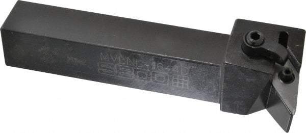 Seco - MVLN, Left Hand Cut, -5° Lead Angle, 1" Shank Height x 1" Shank Width, Negative Rake Indexable Turning Toolholder - 6" OAL, VN..43. Insert Compatibility, Series Multiple Lock - Exact Tool & Supply