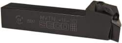 Seco - MVTN, Left Hand Cut, 27.5° Lead Angle, 1" Shank Height x 1" Shank Width, Negative Rake Indexable Turning Toolholder - 6" OAL, VN..33. Insert Compatibility, Series Multiple Lock - Exact Tool & Supply