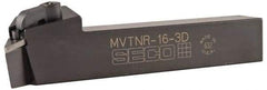Seco - MVTN, Right Hand Cut, 27.5° Lead Angle, 1" Shank Height x 1" Shank Width, Negative Rake Indexable Turning Toolholder - 6" OAL, VN..33. Insert Compatibility, Series Multiple Lock - Exact Tool & Supply