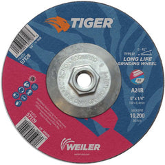 6X1/4 A24R A/O T27 GRINDING WHEEL - Exact Tool & Supply