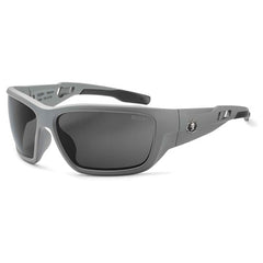 Baldr Smoke Lens Matte Gray Safety Glasses - Exact Tool & Supply