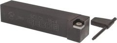Seco - SCLC, Left Hand Cut, -5° Lead Angle, 1" Shank Height x 1" Shank Width, Neutral Rake Indexable Turning Toolholder - 5" OAL, CC..43. Insert Compatibility, Series Screw Lock - Exact Tool & Supply