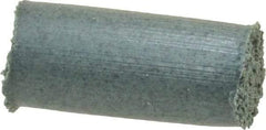 Cratex - 1/4" Max Diam x 1/2" Long, Cylinder, Rubberized Point - Coarse Grade, Silicon Carbide, 1/16" Arbor Hole, Unmounted - Exact Tool & Supply
