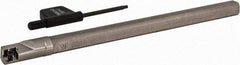 Seco - SN, Internal, Right Hand, 0.103" Max Depth of Cut, 0.03 to 0.103" Groove Width, Indexable Grooving Tool Holder - 9NR Insert Compatibility, 3/8" Shank Width, 6" OAL - Exact Tool & Supply