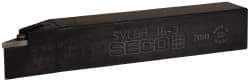 Seco - SVLB, Right Hand Cut, -5° Lead Angle, 1" Shank Height x 1" Shank Width, Neutral Rake Indexable Turning Toolholder - 6" OAL, VB..33. Insert Compatibility, Series Screw Lock - Exact Tool & Supply