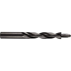 DORMER - 15mm Body, 9mm Step Diam, Tanged Shank, High Speed Steel Subland Step Drill Bit - Exact Tool & Supply