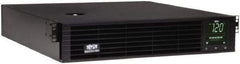 Tripp-Lite - 20 Amp, 2,200 VA, Tower & Rack Mount Line Interactive Backup Uninterruptible Power Supply - Backup 4-1/2 min with Full Load & 20 min with Half Load, 120 VAC Input & Output, 1,920 Watt Output, 1 Phases, 8 Outlets - Exact Tool & Supply