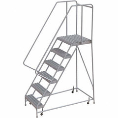 TRI-ARC - Rolling & Wall Mounted Ladders & Platforms Type: Rolling Warehouse Ladder Style: Rolling Safety Ladder - Exact Tool & Supply