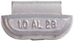 Bada - 1.25 oz Wheel Weight - Steel, For Use with Automotive & Light Trucks - Exact Tool & Supply