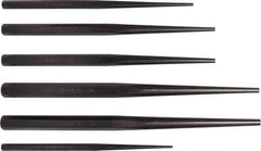 Mayhew - 6 Piece, 1/8 to 5/16", Drift Punch Set - Alloy Steel - Exact Tool & Supply