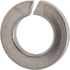 Made in USA - 5/16", 0.078" Thick Split Lock Washer - 316 Stainless Steel, 0.314" Min ID, 0.322" Max ID, 0.583" Max OD - Exact Tool & Supply