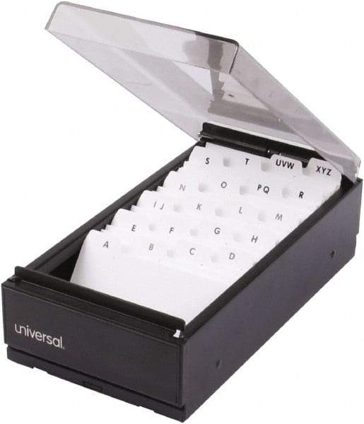 UNIVERSAL - 600 Covered Card File - 2 x 3-1/2" - Exact Tool & Supply