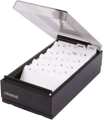 UNIVERSAL - 600 Covered Card File - 2 x 3-1/2" - Exact Tool & Supply