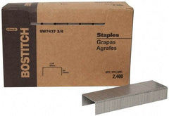 Stanley Bostitch - 1-3/8" Wide Steel Crown Staples - 5/8" Leg Length - Exact Tool & Supply