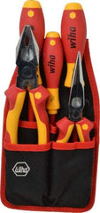 Wiha - 5 Piece Insulated Hand Tool Set - Comes in Belt Pack - Exact Tool & Supply