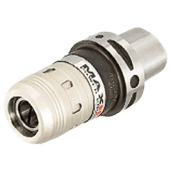 Iscar - C6 Taper Shank, 1-1/4" Hole Diam x 2.717" Nose Diam Milling Chuck - 4.528" Projection, 0.0001" TIR, Through-Spindle Coolant, - Exact Tool & Supply