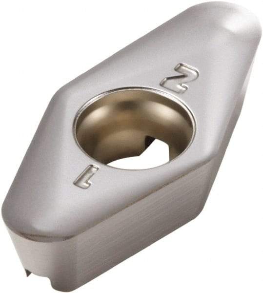 Seco - VPGX220605 E06 Grade H15 Carbide Milling Insert - Uncoated, 1/4" Thick, 0.018" Corner Radius - Exact Tool & Supply