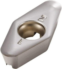 Seco - VPGX220605 E06 Grade H15 Carbide Milling Insert - Uncoated, 1/4" Thick, 0.018" Corner Radius - Exact Tool & Supply