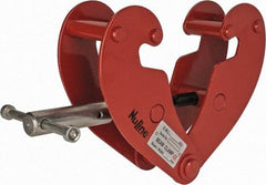 Value Collection - 2,200 Lbs. Load Capacity Lifting Screwlock Clamp - 2-3/4 to 9.1 Inch Grip and 10.95 Inch Throat Depth - Exact Tool & Supply