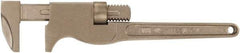 Ampco - 10" Aluminum Bronze Alloy Monkey Wrench - 1-7/8" Pipe Capacity - Exact Tool & Supply