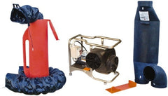 AIR Systems - Blower & Fan Kits; Type: Conductive Ventilation Kit ; Type of Power: Electrical (AC) ; Inlet/Outlet Size (Inch): 8 ; Cubic Feet per Minute (CFM): 1570 (Free Air) ; Horsepower (HP): 0.75 ; Explosion Proof: Yes - Exact Tool & Supply