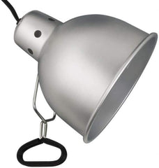 Fostoria - 120 Volt, 300 Watt, Electric, Incandescent Portable Clamp Mount Work Light - 8' Cord, 1 Head, 11,000 Lumens, Aluminum - Exact Tool & Supply