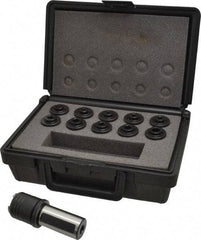 Bilz - 11 Piece, 1 Inch Shank Diameter, Rigid, Tapping Chuck Set - Straight Shank, Quick Change - Exact Tool & Supply