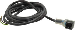 Parker - Solenoid Valve Lighted 3 Pin Connector - Use with B Series Body Ported Valves - Exact Tool & Supply