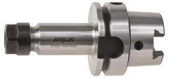 Parlec - 2mm to 20mm Capacity, 4.06" Projection, HSK63A Hollow Taper, ER32 Collet Chuck - 0.0002" TIR, Through-Spindle - Exact Tool & Supply