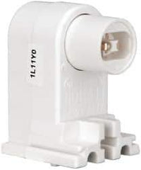 Leviton - 2 Pin, 600 VAC, 660 Watt, Pedestal Base, Pedestal Lamp Holder - Fluorescent, Screw Mounted - Exact Tool & Supply