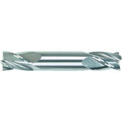 1/2'' Dia. - 3'' OAL - Micrograin Carbide - Center Cut DE EM-4 FL - Exact Tool & Supply