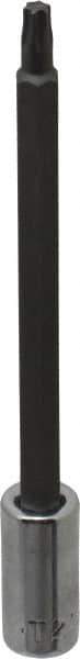 SK - 1/4" Drive, T25 Torx Bit Socket - 4" OAL, Long Torx Bit Socket - Exact Tool & Supply