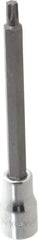 SK - 3/8" Drive, T30 Torx Bit Socket - 4" OAL, Long Torx Bit Socket - Exact Tool & Supply