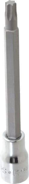 SK - 3/8" Drive, T40 Torx Bit Socket - 4" OAL, Long Torx Bit Socket - Exact Tool & Supply